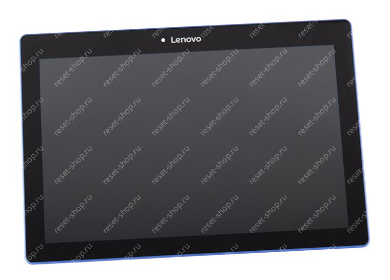 Модуль для планшета Б/У 10.1" Lenovo TB-X103F черный ORIGINAL с синей рамкой