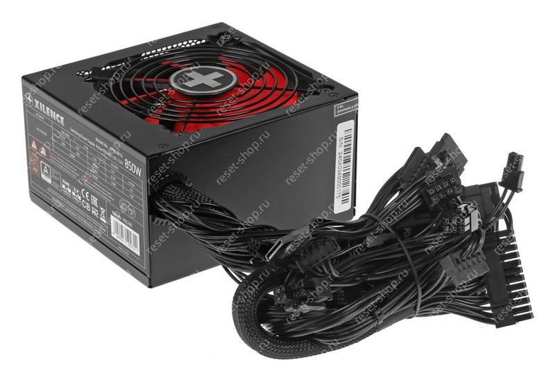 Блок питания Б/У 850W XILENCE XP850R10 80+ BRONZE (20+4+8 pin, 4xPCI-E 6+2 pin, 8xSATA, 3xPATA)