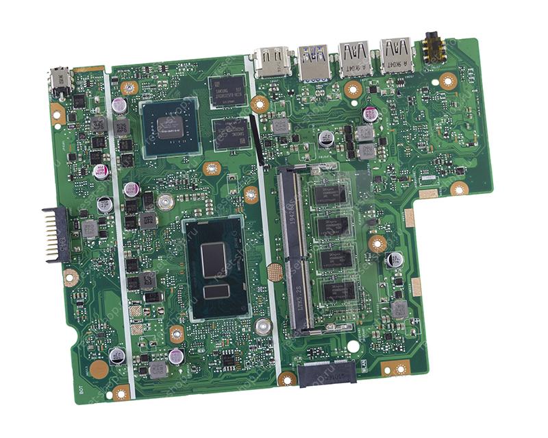 Материнская плата ноутбука ASUS X540UBR (процессор Pentium 4417U, ОЗУ 4Гб, GF 920MX) / УЦЕНКА