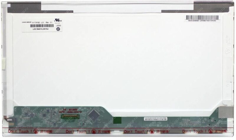 Матрица Б/У 17.3" (40pin LVDS, слева) 1600х900 глянцевая/матовая N173FGE-L23