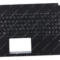 Клавиатура для ноутбука ASUS P2540UV топкейс черный, клавиши черные