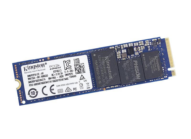 SSD накопитель 512Гб (M.2 2280 NVMe) Kingstone OM8PCP3512F-AB (чипы TLC) OEM
