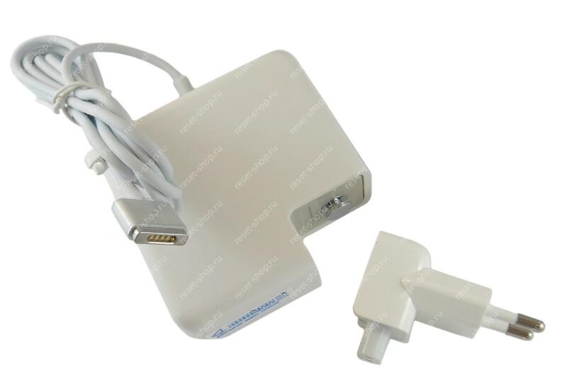 Блок питания для ноутбука Apple Macbook 16.5V/3.65A (MagSafe 2) 60W стеновой / A1425 A1502