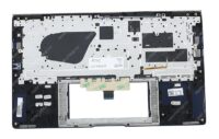 Клавиатура для ноутбука ASUS UX434FA топкейс синий, клавиши синие с подсветкой АНГЛИЙСКАЯ US