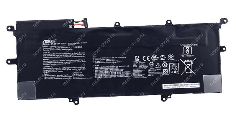 АКБ для ноутбука ASUS (C31N1714) ORIGINAL / 11.55V, 4940mAh / UX461FA черная