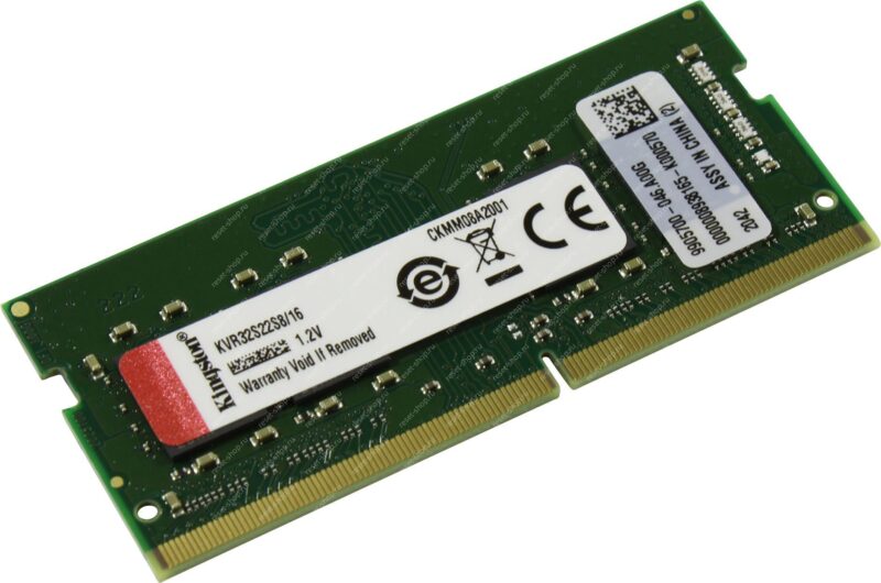 Память SODIMM DDR4 32Гб 3200МГц Kingston / KVR32S22D8/32