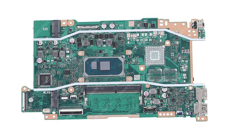 Материнская плата ноутбука ASUS X509JA (процессор Intel I5-1035G1, ОЗУ 4 Гб) 90NB0QE0-R00021 УЦЕНКА