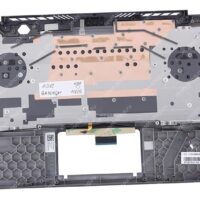 Клавиатура для ноутбука ASUS Zephyrus G14 GA401QM топкейс темно-серый, клавиши черные с подсветкой