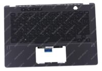 Клавиатура для ноутбука ASUS Zephyrus G14 GA401QM топкейс темно-серый, клавиши черные с подсветкой