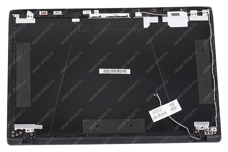 Корпус Б/У ASUS GL553VD часть A (Крышка) черный с серебристым логотипом