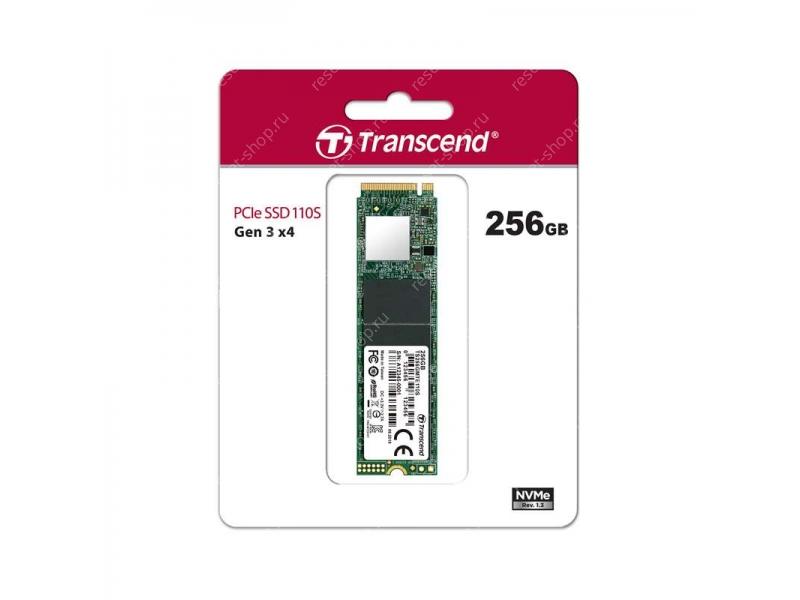SSD накопитель 256Гб (M.2 2280 NVMe) Transcend MTE110S TS256GMTE110S (чипы 3D TLC)