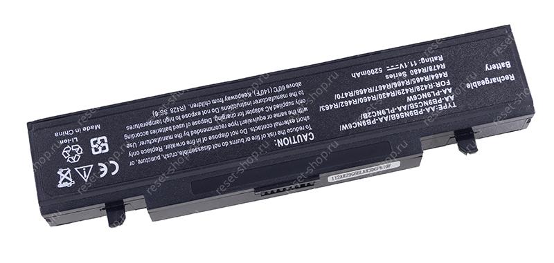 АКБ для ноутбука Samsung (AA-PB9NC6B) / 11.1V, 5200mAh / R428, R525, R580 черная УЦЕНКА