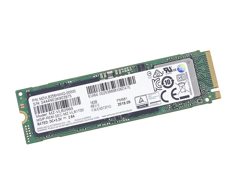 SSD накопитель 256Гб (M.2 2230 NVMe) Samsungl MZVLB256HAHQ (чипы TLC) OEM