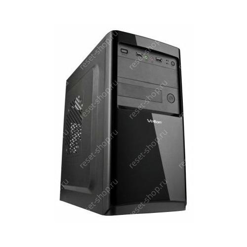 Корпус Velton 7802A-D Mini-Tower (mATX) черный с блоком питания 450Вт