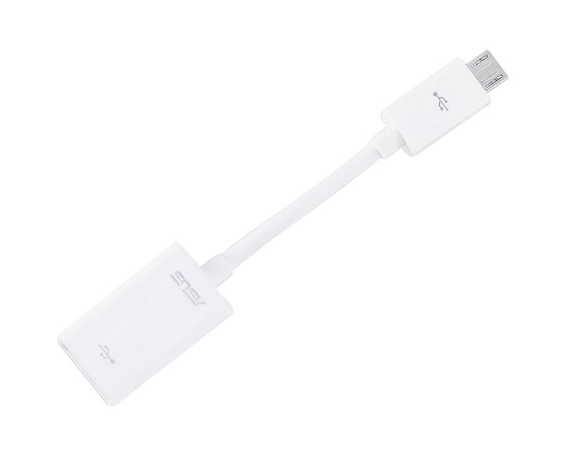 Кабель OTG ASUS USB - MicroUSB ORIGINAL белый