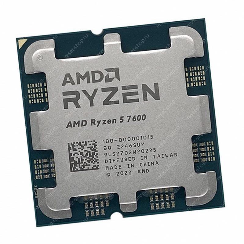Процессор AM5 Ryzen 5 7600 (3.8 ГГц, 32 Мб) oem / 100-000001015