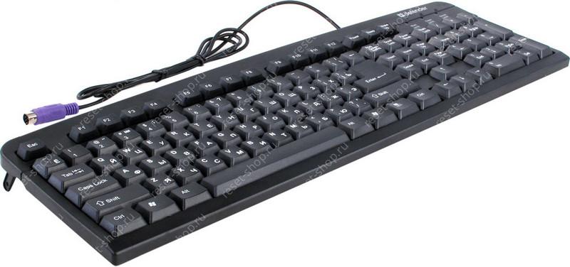 Клавиатура DEFENDER HB-520 107 клавиш черная PS/2