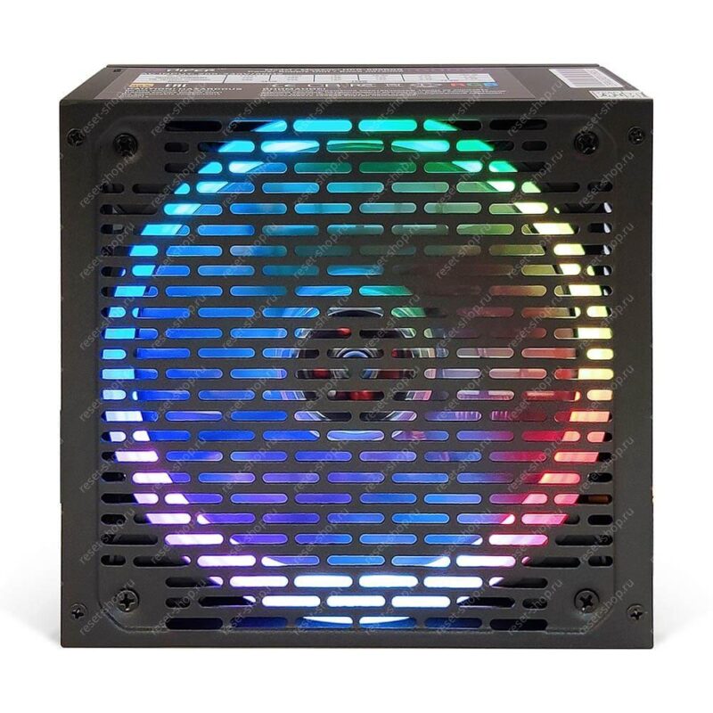 Блок питания 600Вт HIPER HPB-600RGB 1xPCI-E, 5xSATA, ATX12V 2.31