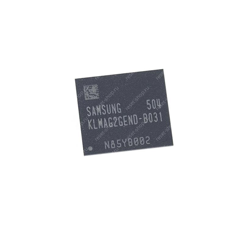 Флеш память NAND (Samsung eMMC для мобильных устройств) KLMAG2GEND-B031