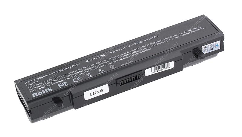 АКБ для ноутбука Samsung (AA-PB9NS6W) / 11.1V, 7800mAh / R428 R525 R580 черная