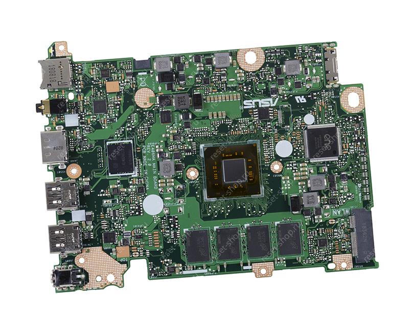 Материнская плата ноутбука ASUS E406MA (процессор Pentium N5000, ОЗУ 4Гб)