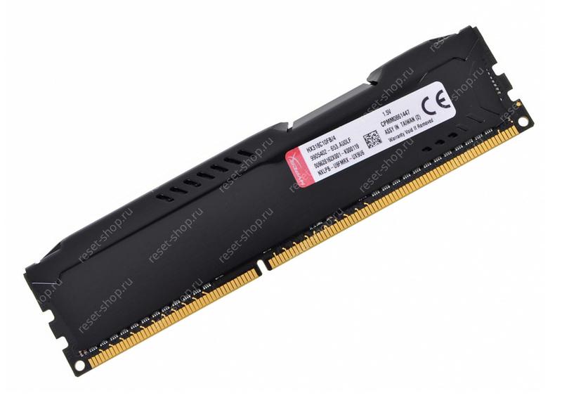 Память Б/У DDR3 4Гб 1866МГц Kingston HyperX FURY / HX318C10FB/4
