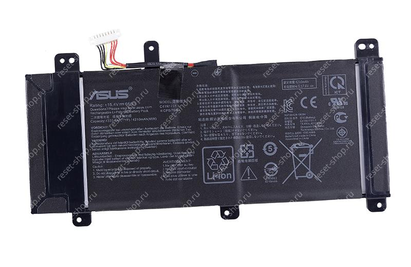 АКБ для ноутбука ASUS (C41N1731) ORIGINAL / 15.4V, 4335mAh / GL704GM черная