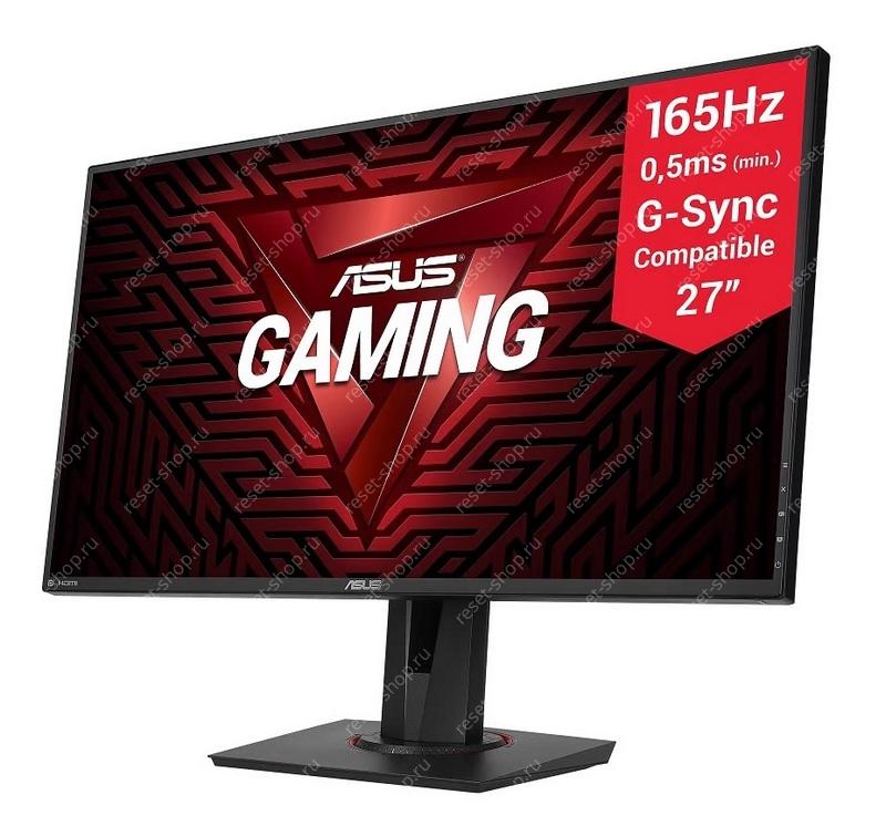 Монитор Б/У 27" ASUS VG278QR 1920x1080@165Гц TN 0.5мс 100M:1 400кд/м2 DVI HDMI DP черный