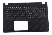 Клавиатура для ноутбука Acer Extensa EX215-51KG топкейс черный, клавиши черные, без тачпада