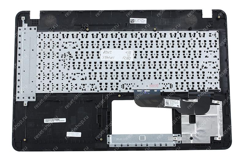 Клавиатура для ноутбука ASUS X541UV топкейс золотистый, клавиши черные АНГЛИЙСКАЯ UK