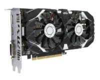 Видеокарта Б/У PCIeX GeForce GTX 1050 Ti 4GT OCV1 MSI (4Гб GDDR5 128 бит)