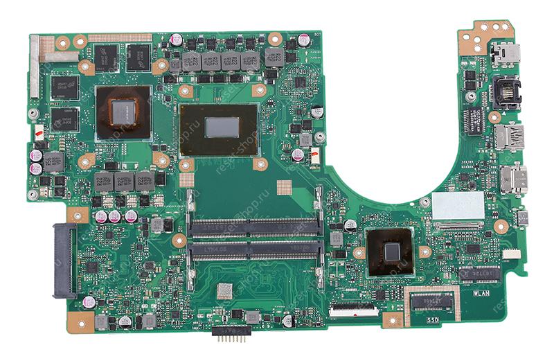 Материнская плата ноутбука ASUS X580GD (процессор i5-8300H, GTX1050 4Гб) / УЦЕНКА