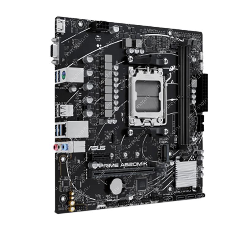 Сист.плата Б/У sAM5 ASUS PRIME A620M-K 2xDDR5, 6xUSB, 4xSATA, PCIE-16, VGA, HDMI, mATX