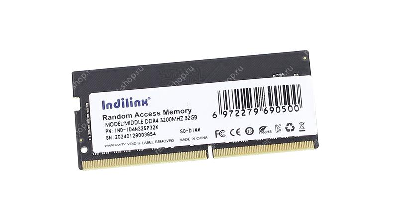 Память SODIMM DDR4 32Гб 3200МГц Indilinx / IND-ID4N32SP32X