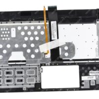 Клавиатура для ноутбука Б/У ASUS U47A топкейс серый, клавиши черные, с подсветкой