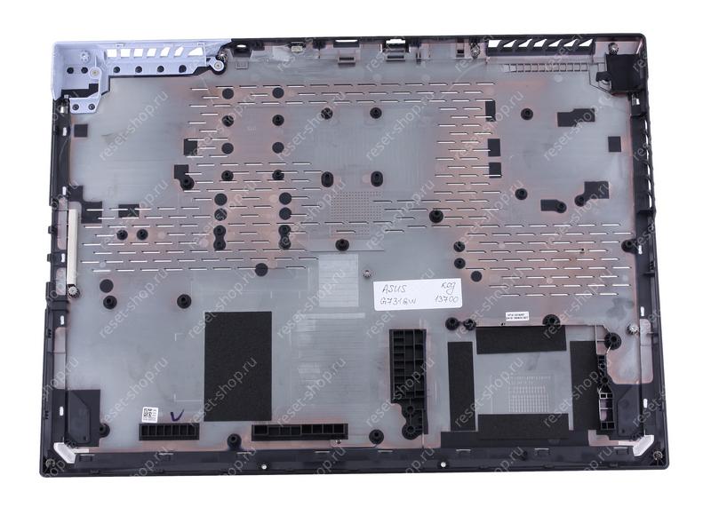 Корпус ASUS G731GW часть D (Нижняя часть) черный с голубой решеткой