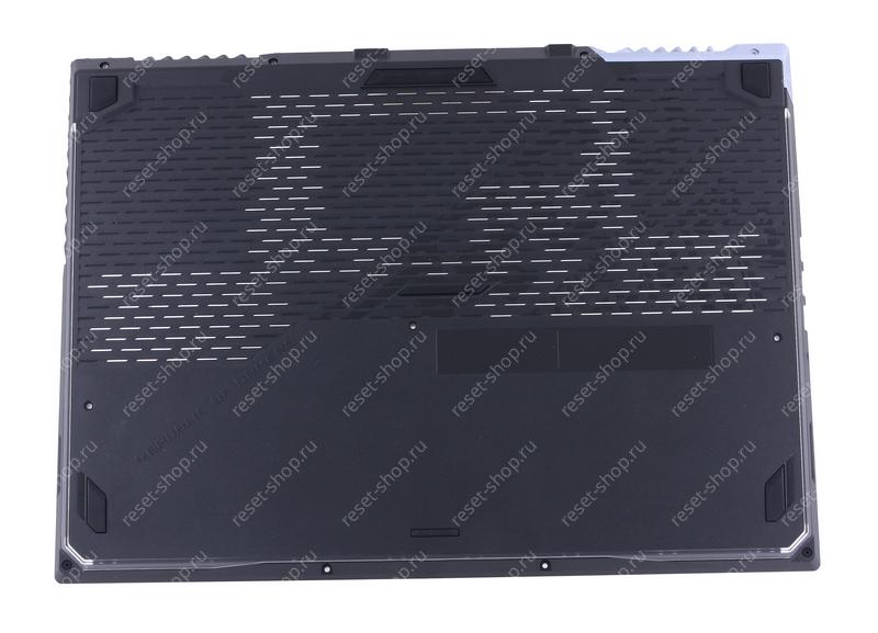 Корпус ASUS G731GW часть D (Нижняя часть) черный с голубой решеткой