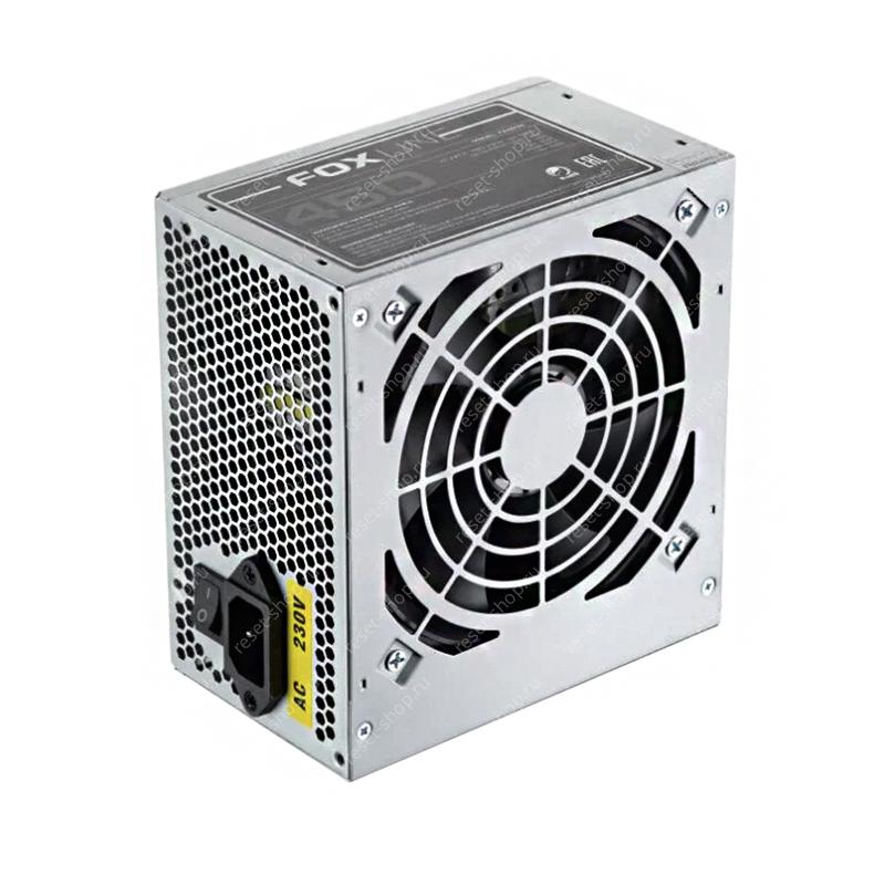 Блок питания 500Вт Foxline FL500S ATX 120 мм вентилятор, 3xSATA, 2xMolex, 4+4 pin CPU, 6 pin PCI-E
