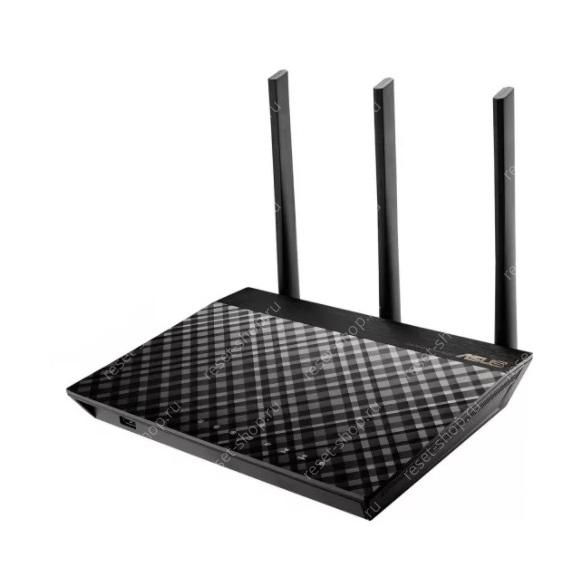 WiFi-маршрутизатор Б/У ASUS RT-AC67U / WiFi 2.4ГГц/5ГГц 802.11a/b/g/n/ac, 4 порта 1000 Мб/сек