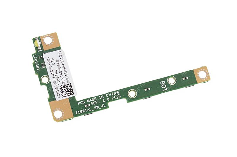 Плата кнопок планшета ASUS T100TAL (включение, громкость)