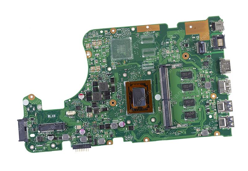 Материнская плата ноутбука ASUS X555QA (процессор A12-9720P, ОЗУ 8Гб) / УЦЕНКА