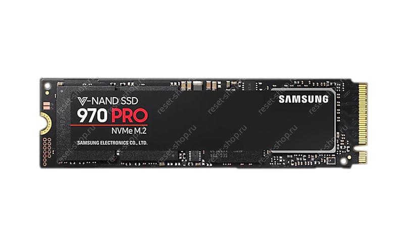SSD накопитель 512Гб (M.2 2280 NVMe) Samsung 970 PRO MZ-V7P512BW (чипы MLC 3D NAND)