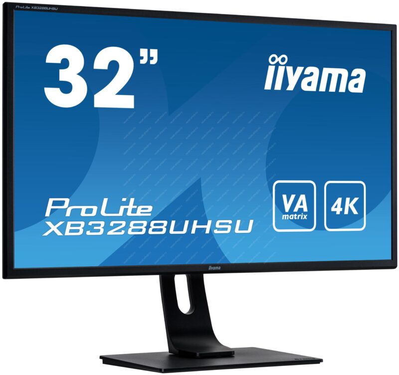 Монитор Б/У 31.5" Iiyama ProLite XB3288UHSU 3840x2160@60Гц VA 3 мс, 300кд/м2, DP, HDMIx2