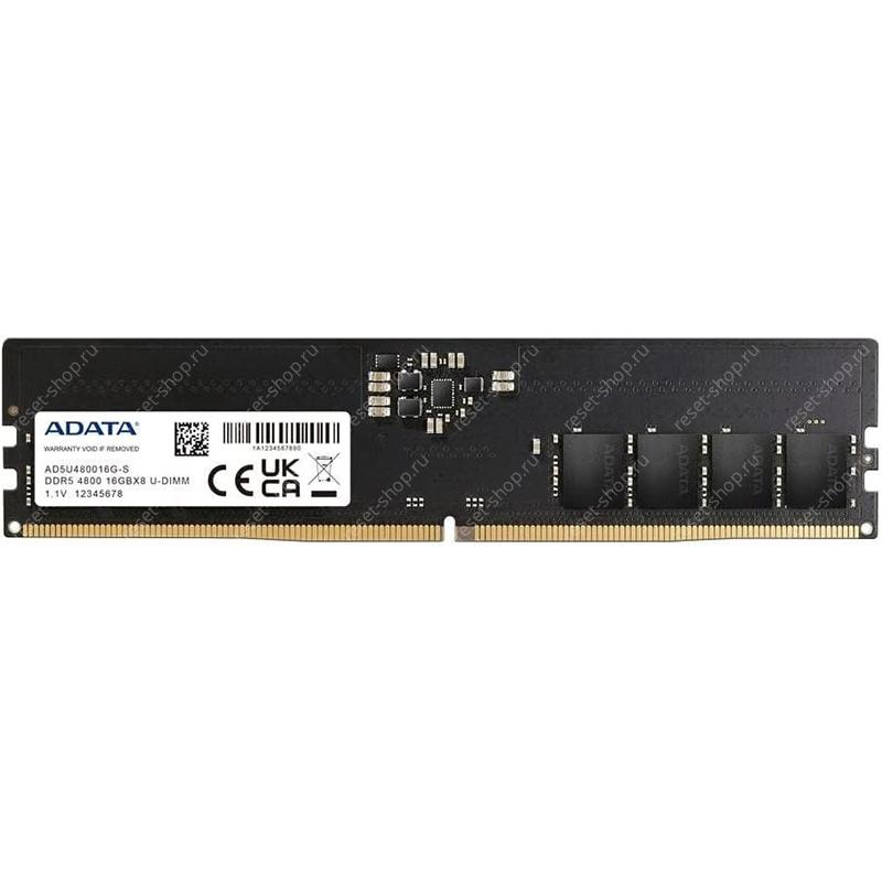 Память DDR5 16Гб 4800МГц ADATA AD5U480016G-S