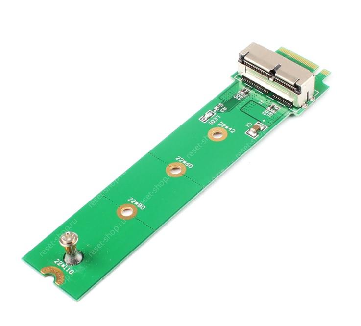 Переходник SSD M.2 SATA -> SSD Gen 3&4 12/16 для Apple MacBook Air A1465, A1466 (внешний)