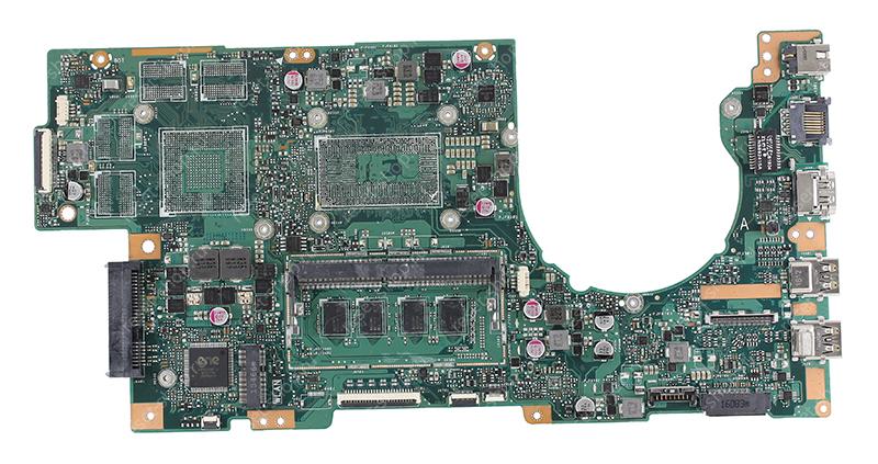 Мат.плата ASUS K501UW rev. 2.0 неисправная на запчасти ДОНОР без BQ24780S