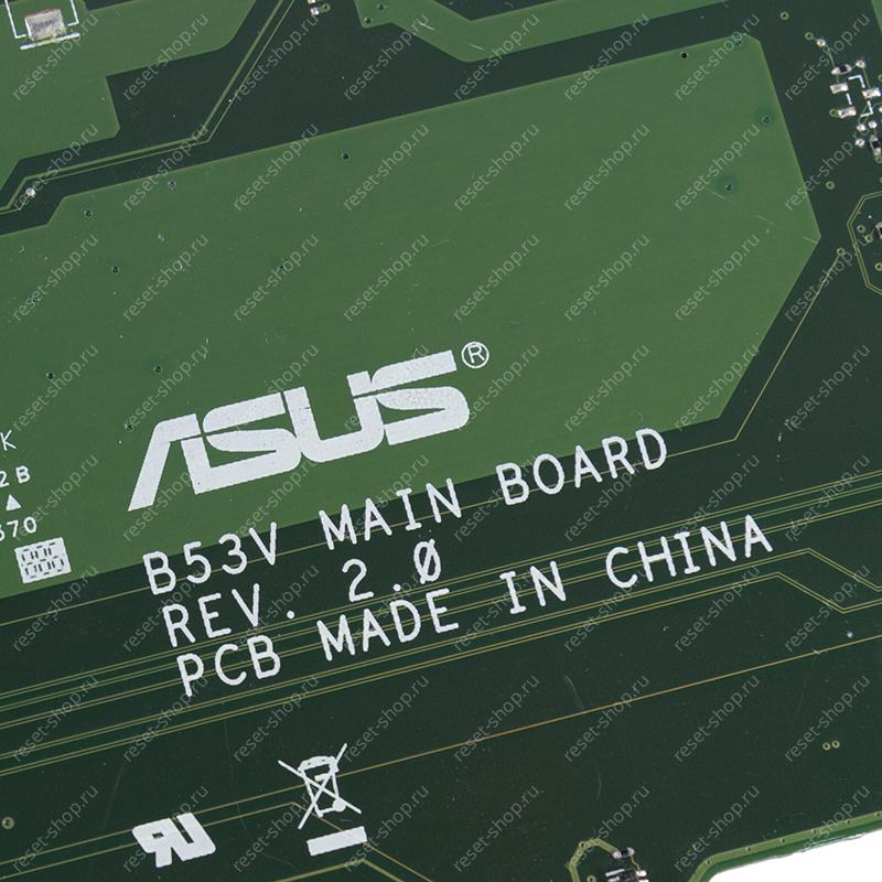 Мат.плата ASUS B53V rev. 2.0 неисправная на запчасти ДОНОР