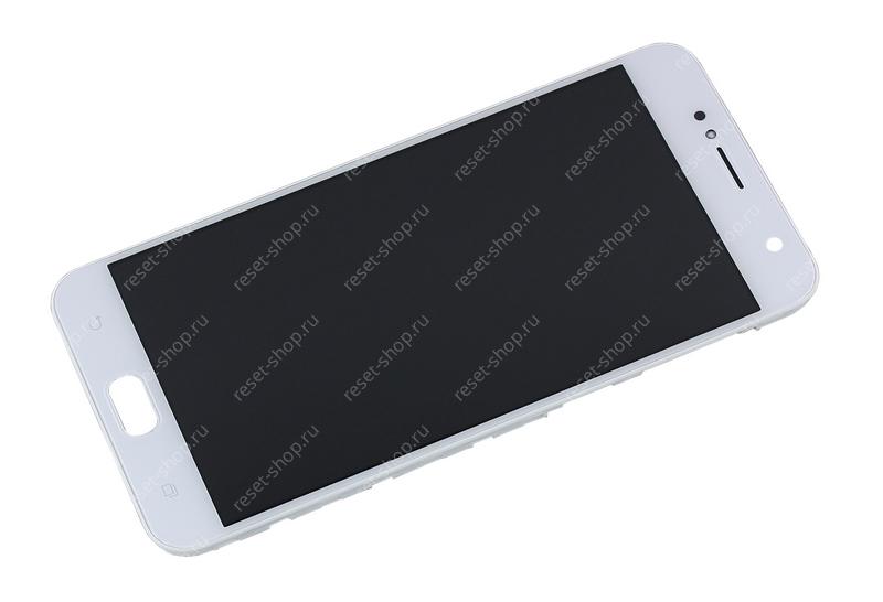 Модуль для смартфона 5.5" ASUS ZenFone Live ZB553KL белый ORIGINAL с рамкой