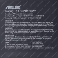 АКБ для ноутбука ASUS (C31N1620) ORIGINAL / 11.55V, 4335mAh / P5440FA черная