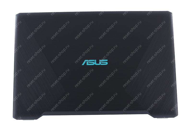 Корпус ASUS X570UD часть A (Крышка) черно-зеленый / 90NB0HS1-R7A010